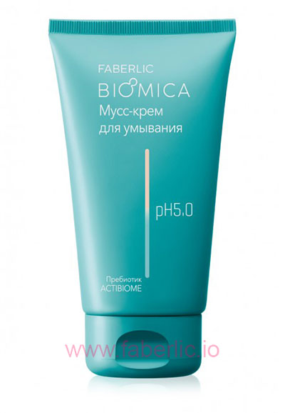 Мусс-крем Biomica для умывания Faberlic 